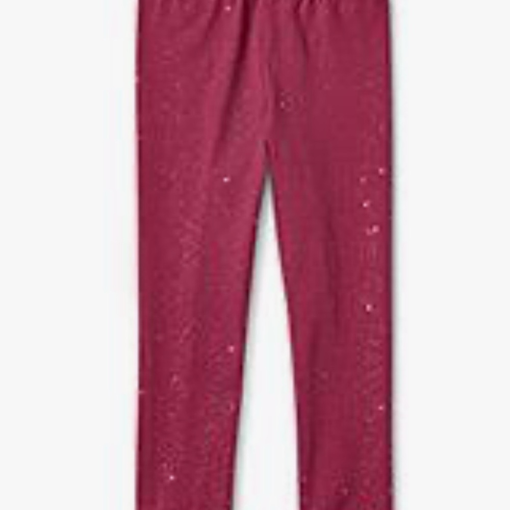 Glittery Pink Kids Leggings